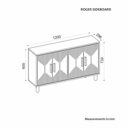 Hanah Home Roger - Antracita